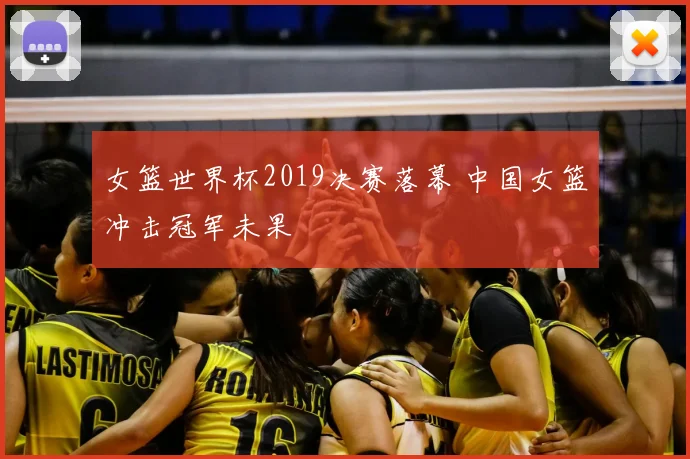 女篮世界杯2019决赛落幕 中国女篮冲击冠军未果