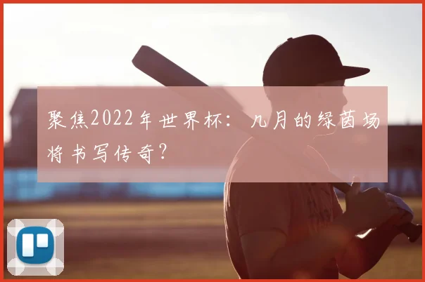 聚焦2022年世界杯：几月的绿茵场将书写传奇？