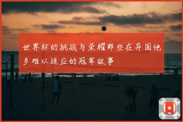 世界杯的挑战与荣耀那些在异国他乡难以适应的冠军故事
