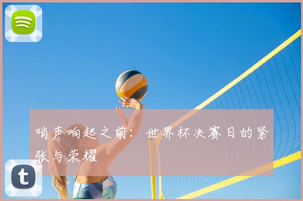哨声响起之前：世界杯决赛日的紧张与荣耀